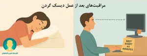 مراقبت‌های بعد از عمل دیسک گردن