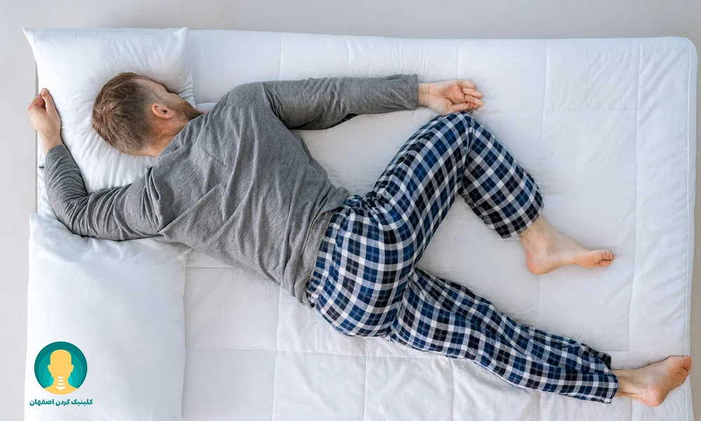 اجتناب از خوابیدن روی شکم